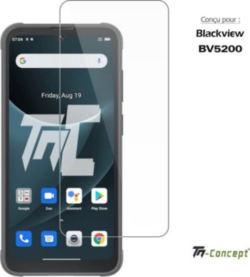 Protège écran TM CONCEPT Verre trempé pour Blackview BV5200
