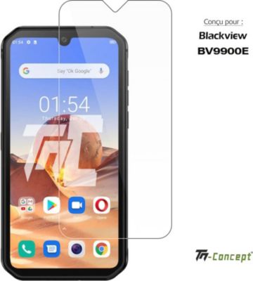 Protège écran TM CONCEPT Verre trempé pour Blackview BV9900E