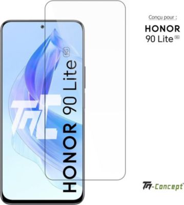 Protège écran TM CONCEPT Verre trempé pour Honor 90 Lite Protège écran TM CONCEPT Verre trempé pour Honor 90 Lite