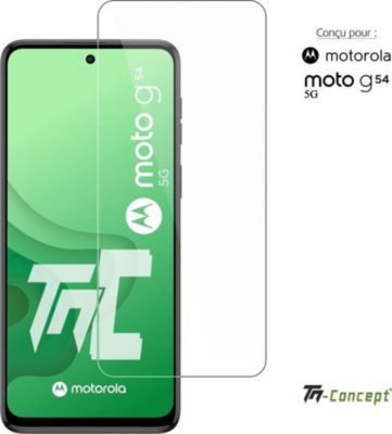 Protège écran TM CONCEPT Verre trempé pour Motorola Moto G54 5G