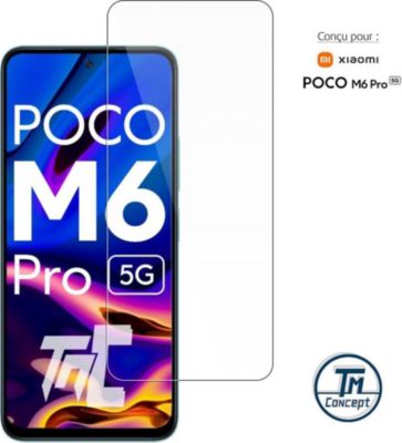 Protège écran TM CONCEPT Verre trempé pour Xiaomi Poco M6 Pro 5G