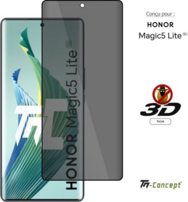 Protège écran TM CONCEPT Verre trempé teinté pour Magic 5 Lite 5G Protège écran TM CONCEPT Verre trempé teinté pour Magic 5 Lite 5G