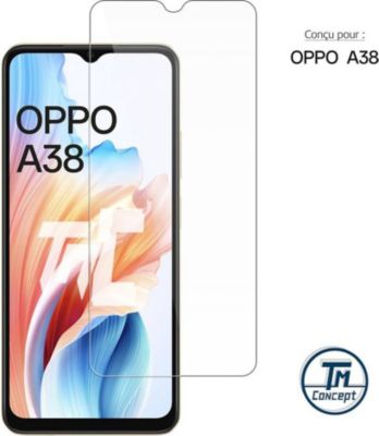 Protège écran TM CONCEPT Verre trempé pour Oppo A38 - TM-Concept®