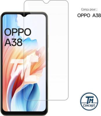 Protège écran TM CONCEPT Verre trempé pour Oppo A38 - TM-Concept® Protège écran TM CONCEPT Verre trempé pour Oppo A38 - TM-Concept®