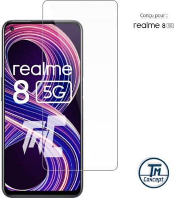 Protège écran TM CONCEPT Verre trempé pour Realme 8 5G TM-Concept