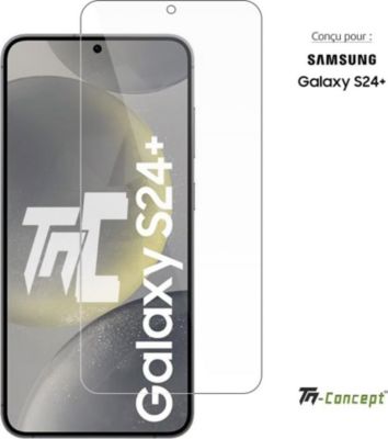 Protège écran TM CONCEPT Verre trempé pour Samsung S24+ TMConcept