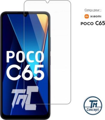 Protège écran TM CONCEPT Verre trempé pour Xiaomi Poco C65 Protège écran TM CONCEPT Verre trempé pour Xiaomi Poco C65