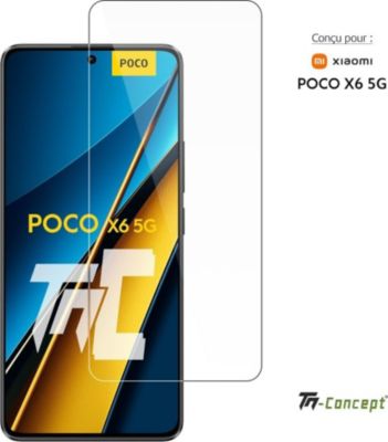 Protège écran TM CONCEPT Verre trempé pour Xiaomi Poco X6 5G