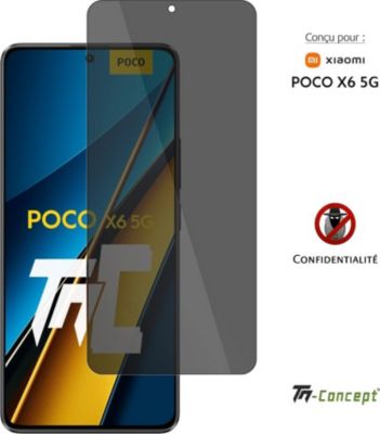 Protège écran TM CONCEPT Verre trempé teinté pour Xiaomi Poco X6 Protège écran TM CONCEPT Verre trempé teinté pour Xiaomi Poco X6