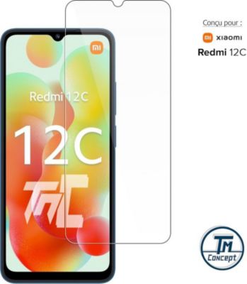 Protège écran TM CONCEPT Verre trempé pour Xiaomi Redmi 12C