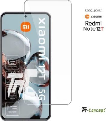 Protège écran TM CONCEPT Verre trempé pour Xiaomi Redmi Note 12T