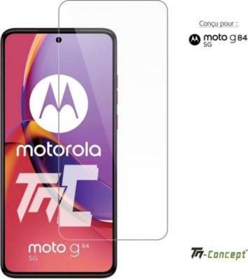 Protège écran TM CONCEPT Verre trempé pour Motorola Moto G84 5G Protège écran TM CONCEPT Verre trempé pour Motorola Moto G84 5G