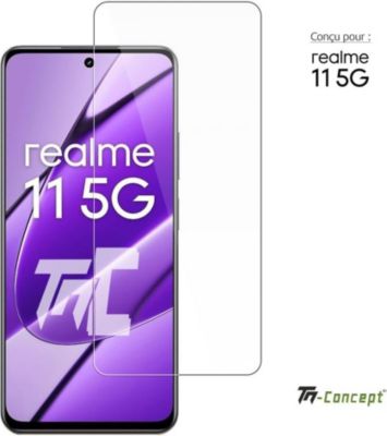 Protège écran TM CONCEPT Verre trempé pour Realme11 5G TM-Concept
