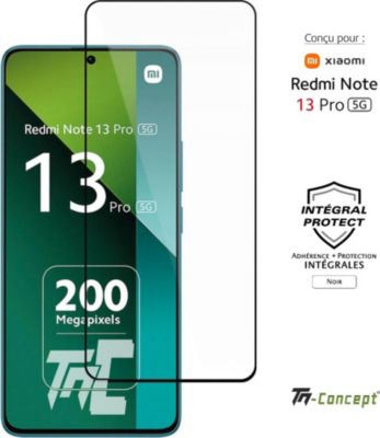 Protège écran TM CONCEPT Verre trempé pour Redmi Note 13 Pro Noir Protège écran TM CONCEPT Verre trempé pour Redmi Note 13 Pro Noir