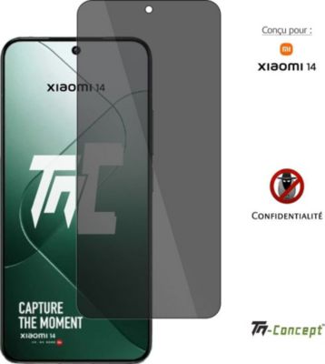 Protège écran TM CONCEPT Verre trempé teinté pour Xiaomi 14