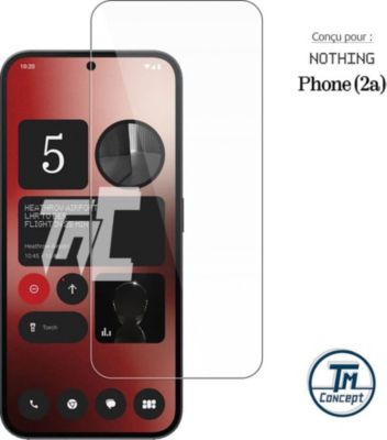 Protège écran TM CONCEPT Verre trempé pour Nothing Phone 2a