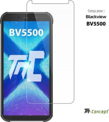 Protège écran TM CONCEPT Verre trempé pour Blackview BV5500