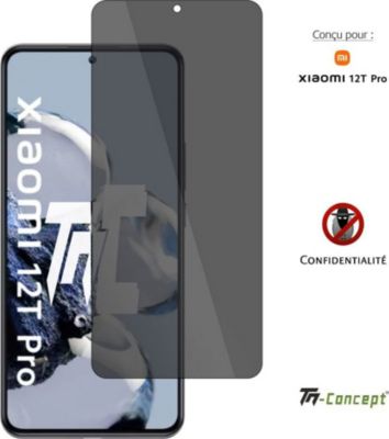 Protège écran TM CONCEPT Verre trempé teinté pour Xiaomi 12T Pro