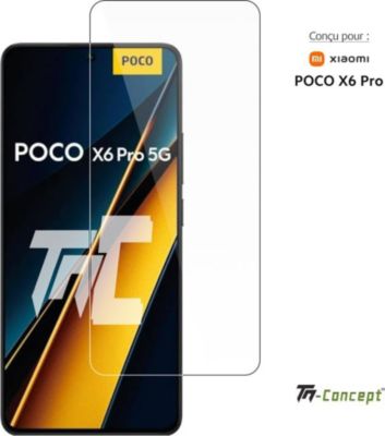 Protège écran TM CONCEPT Verre trempé pour Poco X6 Pro TM Concept