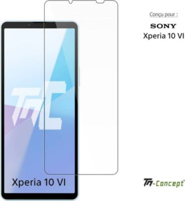 Protège écran TM CONCEPT Verre trempé pour Sony Xperia 10 VI