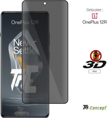 Protège écran TM CONCEPT Verre trempé 3D teinté pour OnePlus 12R