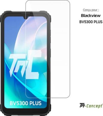 Protège écran TM CONCEPT Verre trempé pour Blackview BV5300 Plus