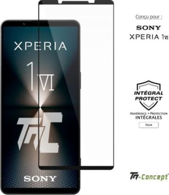 Protège écran TM CONCEPT Verre trempé pour Sony Xperia 1 VI Noir