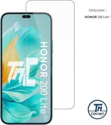 Protège écran TM CONCEPT Verre trempé pour Honor 200 Lite Protège écran TM CONCEPT Verre trempé pour Honor 200 Lite