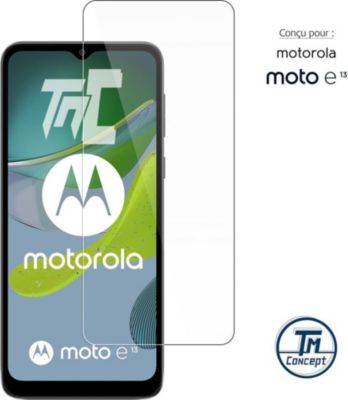Protège écran TM CONCEPT Verre trempé pour Motorola Moto E13