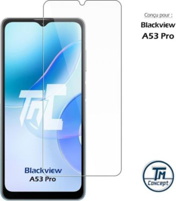 Protège écran TM CONCEPT Verre trempé pour Blackview A53 Pro