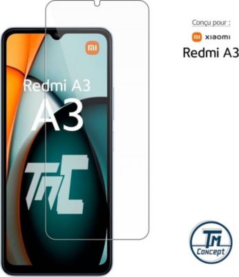 Protège écran TM CONCEPT Verre trempé pour Xiaomi Redmi A3 4G