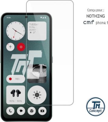 Protège écran TM CONCEPT Verre trempé pour Nothing CMF Phone 1