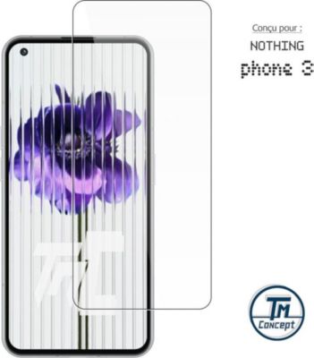 Protège écran TM CONCEPT Verre trempé pour Nothing Phone 3