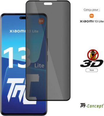 Protège écran TM CONCEPT Verre trempé teinté pour Xiaomi 13 Lite Protège écran TM CONCEPT Verre trempé teinté pour Xiaomi 13 Lite