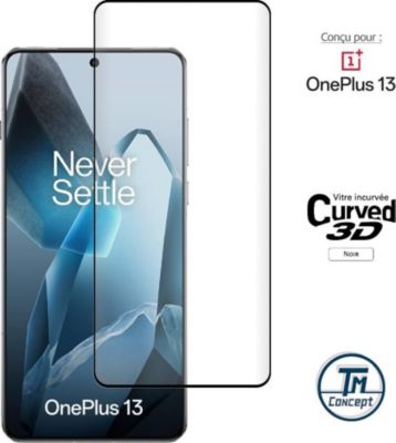 Protège écran TM CONCEPT Verre trempé 3D pour OnePlus 13 - Noir