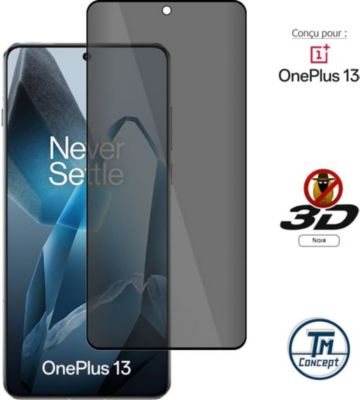 Protège écran TM CONCEPT Verre trempé 3D teinté pour OnePlus 13