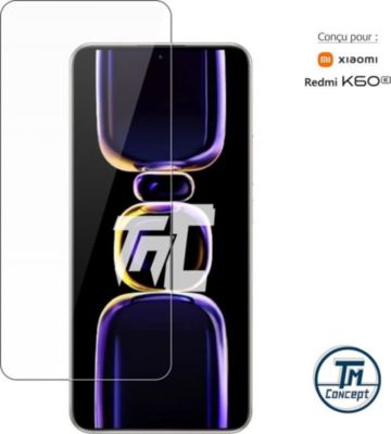 Protège écran TM CONCEPT Verre trempé pour Xiaomi Redmi K60E
