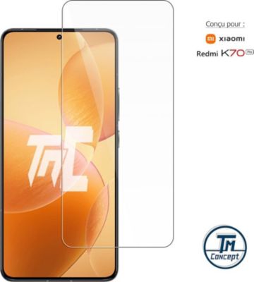 Protège écran TM CONCEPT Verre trempé pour Xiaomi Redmi K70 Pro Protège écran TM CONCEPT Verre trempé pour Xiaomi Redmi K70 Pro