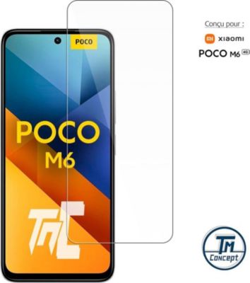 Protège écran TM CONCEPT Verre trempé pour Xiaomi Poco M6 4G