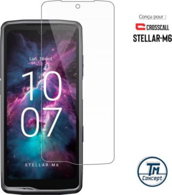 Protège écran TM CONCEPT Verre trempé pour Crosscall Stellar M6