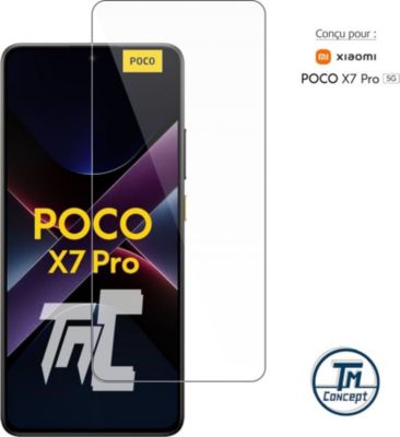 Protège écran TM CONCEPT Verre trempé pour Xiaomi Poco X7 Pro Protège écran TM CONCEPT Verre trempé pour Xiaomi Poco X7 Pro