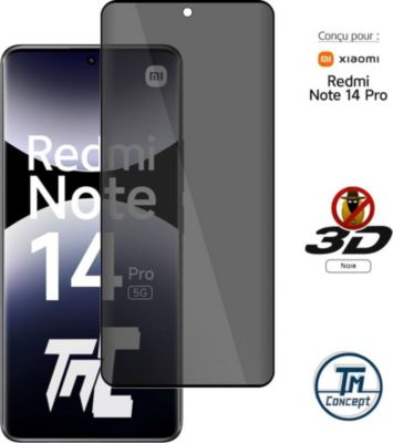Protège écran TM CONCEPT Verre trempé teinté pour Redmi Note14Pro Protège écran TM CONCEPT Verre trempé teinté pour Redmi Note14Pro