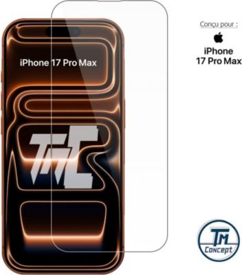 Protège écran TM CONCEPT Verre trempé pour iPhone 17 Pro Max
