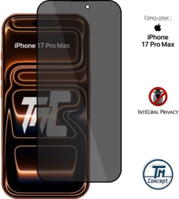 Protège écran TM CONCEPT Verre trempé pour iPhone 17 Pro Max Priv