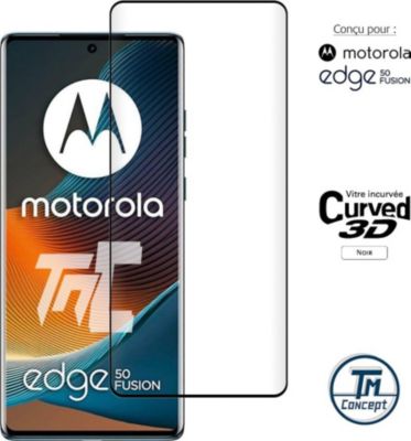 Protège écran TM CONCEPT Verre trempé pour Motorola Edge50 Fusion Protège écran TM CONCEPT Verre trempé pour Motorola Edge50 Fusion