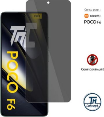 Protège écran TM CONCEPT Verre trempé teinté pour Xiaomi Poco F6 Protège écran TM CONCEPT Verre trempé teinté pour Xiaomi Poco F6