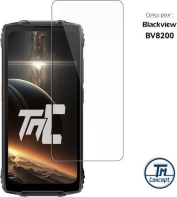 Protège écran TM CONCEPT Verre trempé pour Blackview BV8200