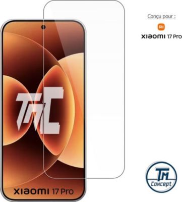 Protège écran TM CONCEPT Verre trempé pour Xiaomi 17 Pro