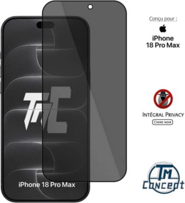 Protège écran TM CONCEPT Verre trempé pour iPhone 18 Pro Max Priv