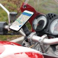 Support smartphone MOBILIS pour Moto Universel Rotation 360° Noir